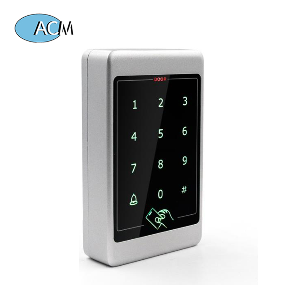 Водонепроницаемый сенсорный RFID с замком для контроля доступа, считыватель электронного открывания дверей, умная автономная металлическая клавиатура