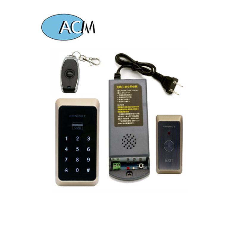 Controllo accessi RFID tastiera in metallo touchscreen impermeabile senza fili wifi con pulsante telecomando