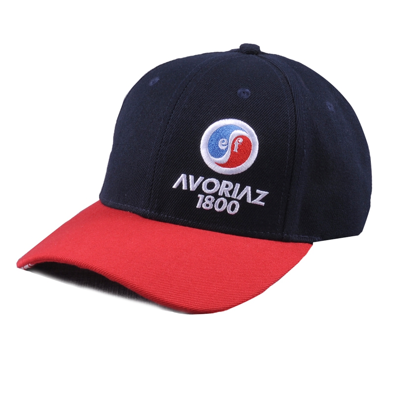 Gorra y gorra de béisbol 100% algodón de diseño personalizado.