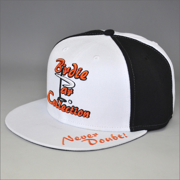 2013 fashionable flatbill embroidered hats flex fit