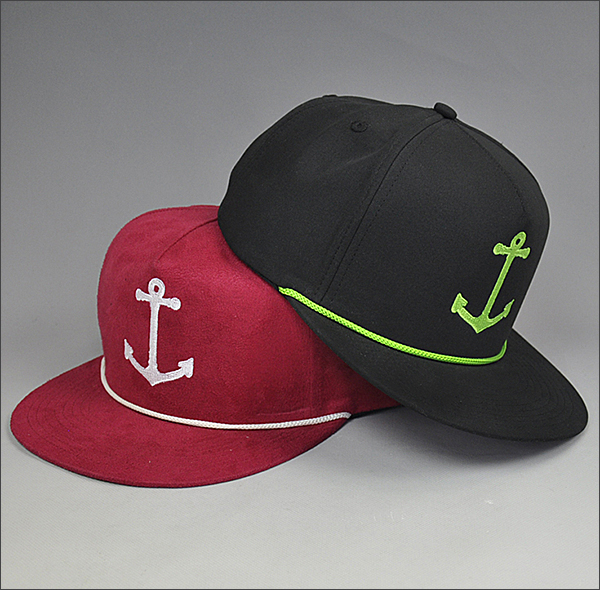 2013 nueva gamuza logo bordado detrás los sombreros rápidos
