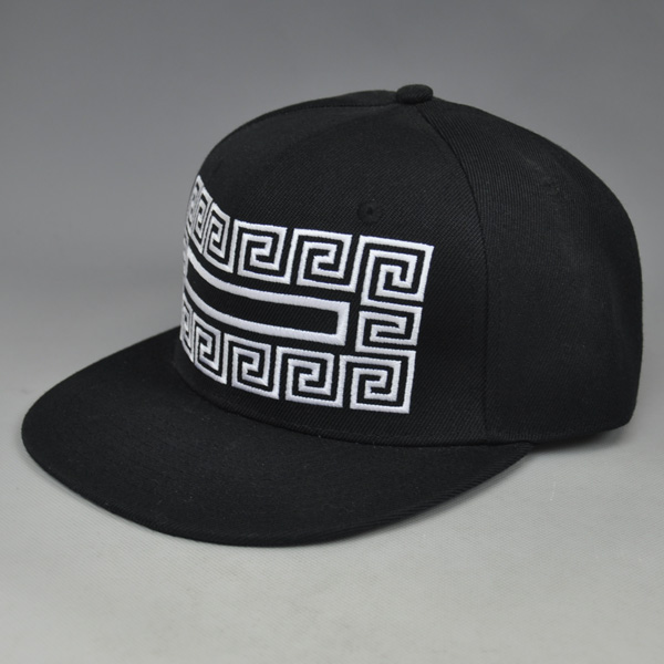 2014デザインあなた自身のフラットブリム刺繍スナップバック帽子