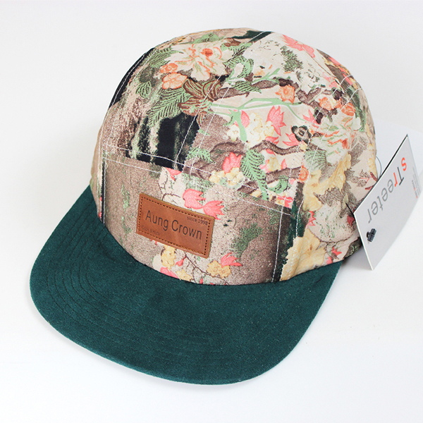 2014 venda quente design personalizado 5 painel cap snapback