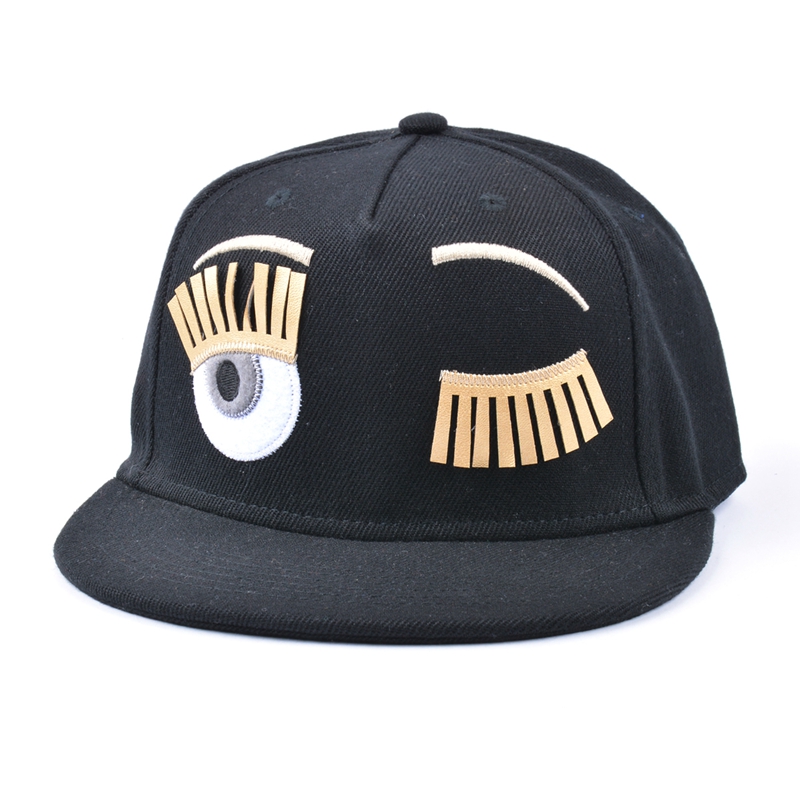 5 панельные черные шляпы Snapback