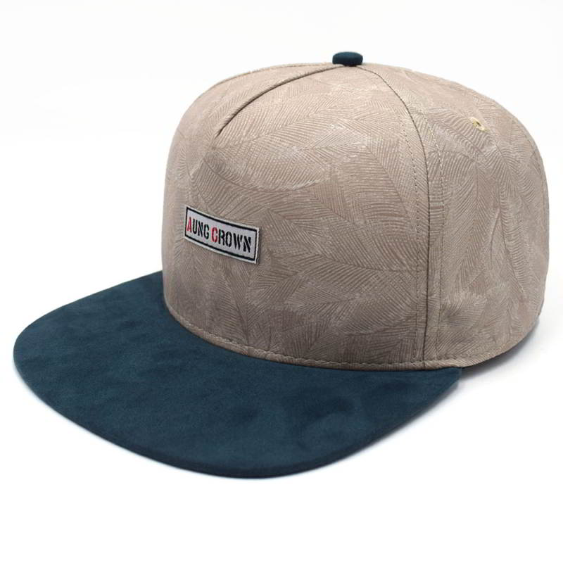 5-панельные замшевые кепки Snapback Aungcrown Custom