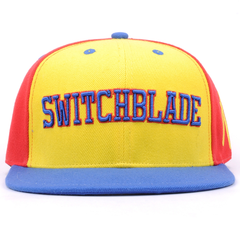 Cappellino piatto personalizzato Snapback a colori di nuova moda