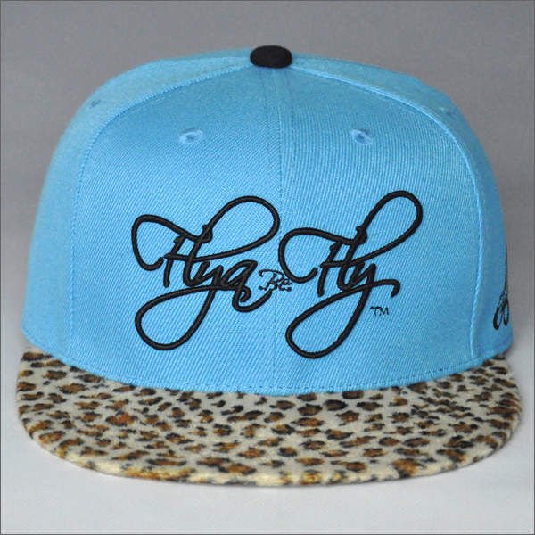 Personalizado snapback estampa de leopardo chapéus