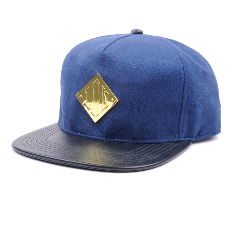 Benutzerdefinierte Metall-Logo-Platte Snapback-Hüte