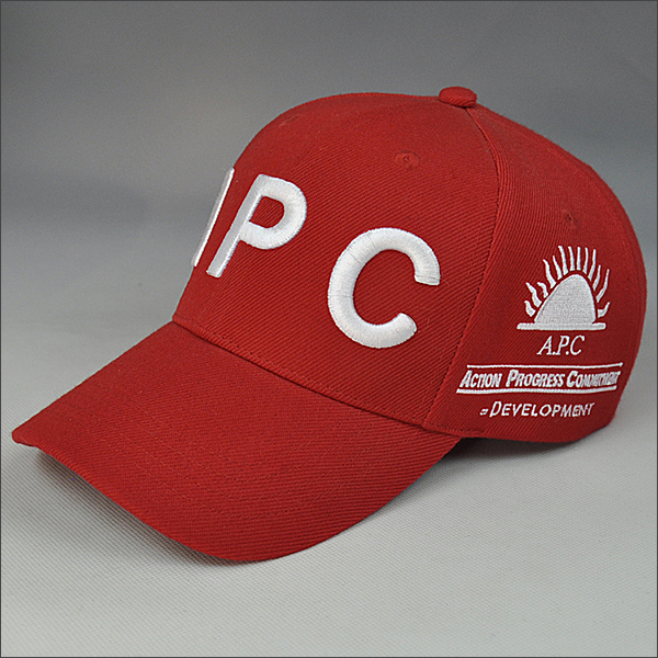 Σχεδιασμός μαλλί κέντημα καπέλο του μπέιζμπολ