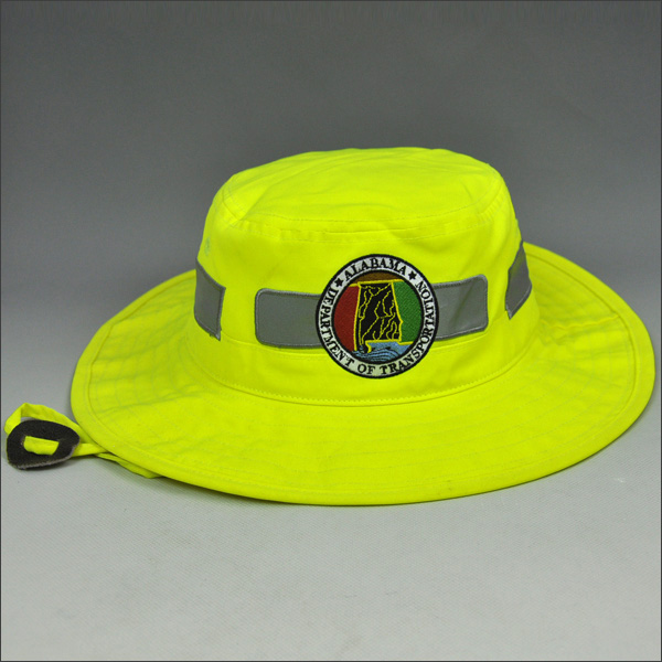 Protección UV fluorescente al aire libre sombrero del cubo