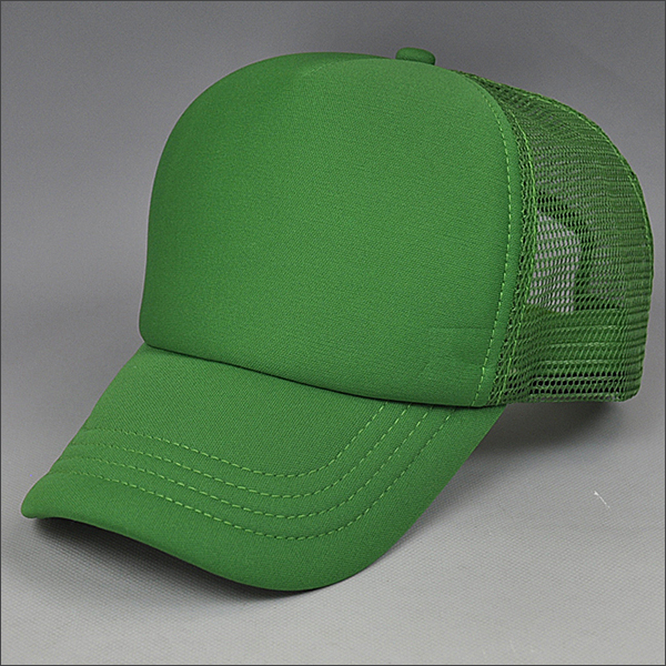 الرغوة الخضراء شبكة قبعة فارغة