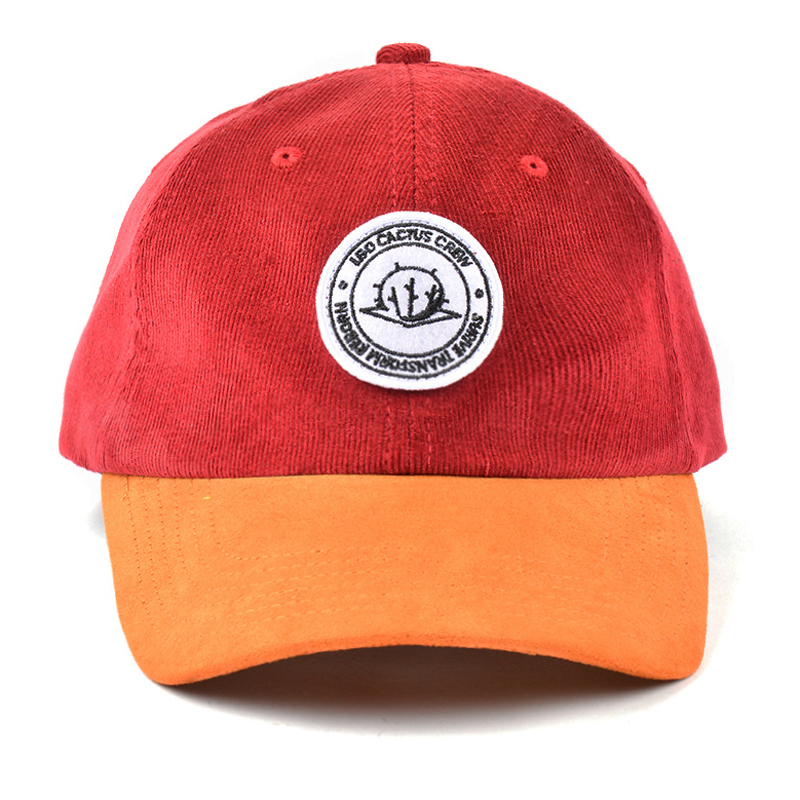 الترويجية هدية 6 ألواح كوردوروي كاب الجملة قبعة بيسبول