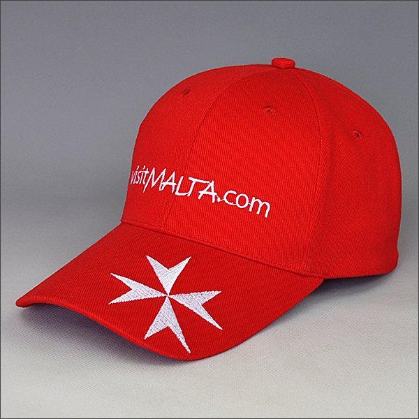 Rode geluk installatiepatroon baseball cap