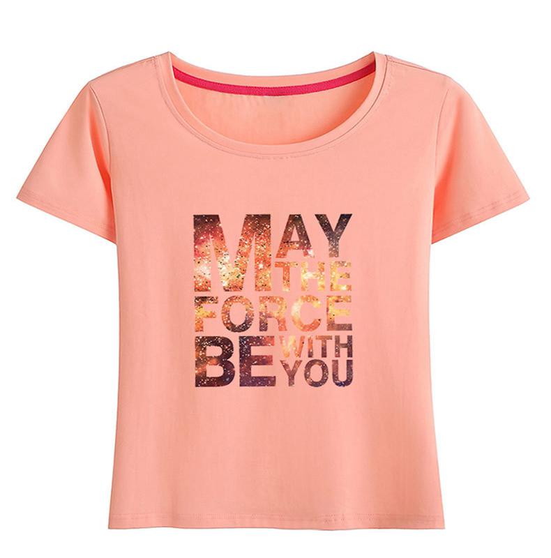 Summer Women manches courtes Créwneck T-shirt