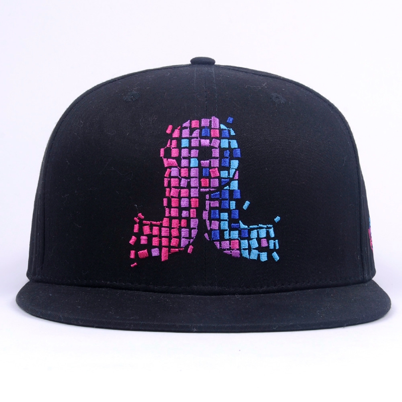 Unisex Flat Brim Galaxy Snapback καπέλο Καπέλο Ρυθμιζόμενη καλύπτρα Hip Hop