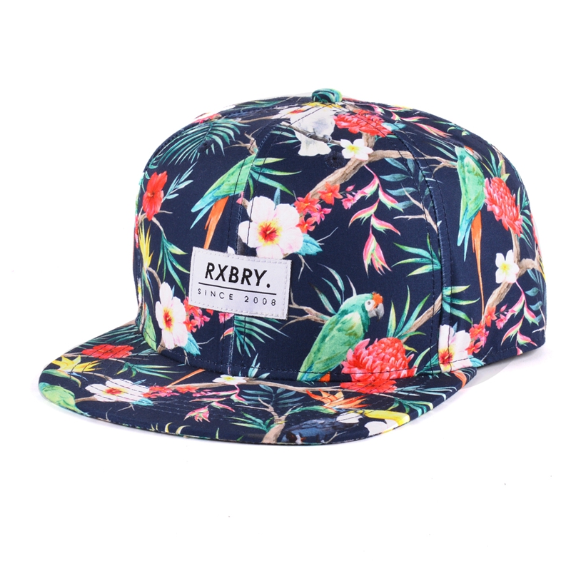 Χονδρικό Blank Floral Snapback Καπέλα