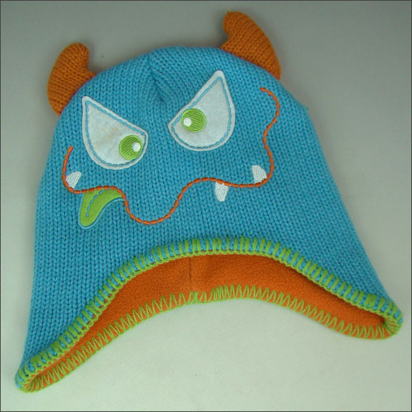 animal bebê chapéu de tricô padrão