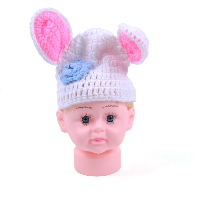 chapéus do beanie do bebê com orelhas, chapéus feitos sob encomenda do beanie do bebê