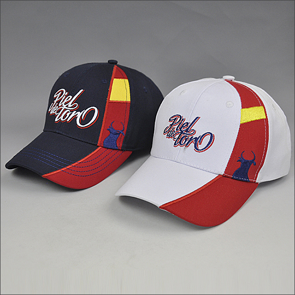 gorra de béisbol personalizado con apliques