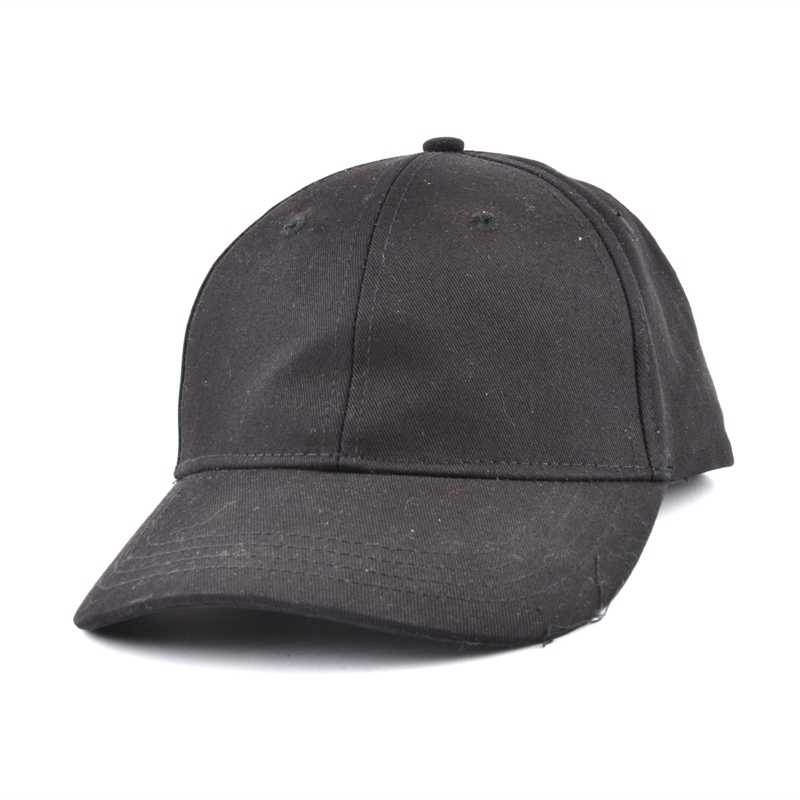 casquettes de sport personnalisées casquette de baseball noir blanc