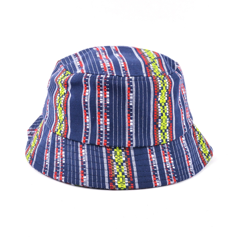 chapeaux de seau en coton imprimé logo de design personnalisé