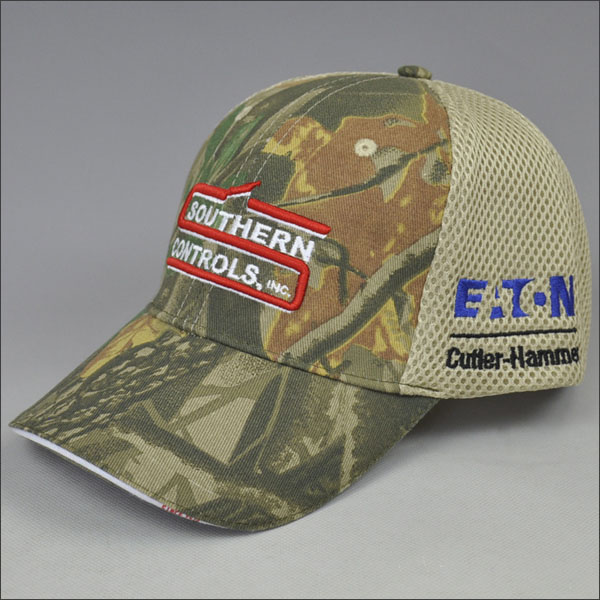 personnalisé 6 panneaux casquette de camionneur / chapeau wth logo de broderie