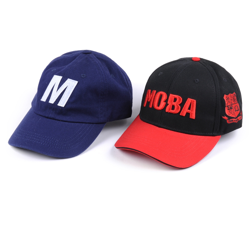 personalizado 6 painéis de bordados esportes boné de beisebol chapéus