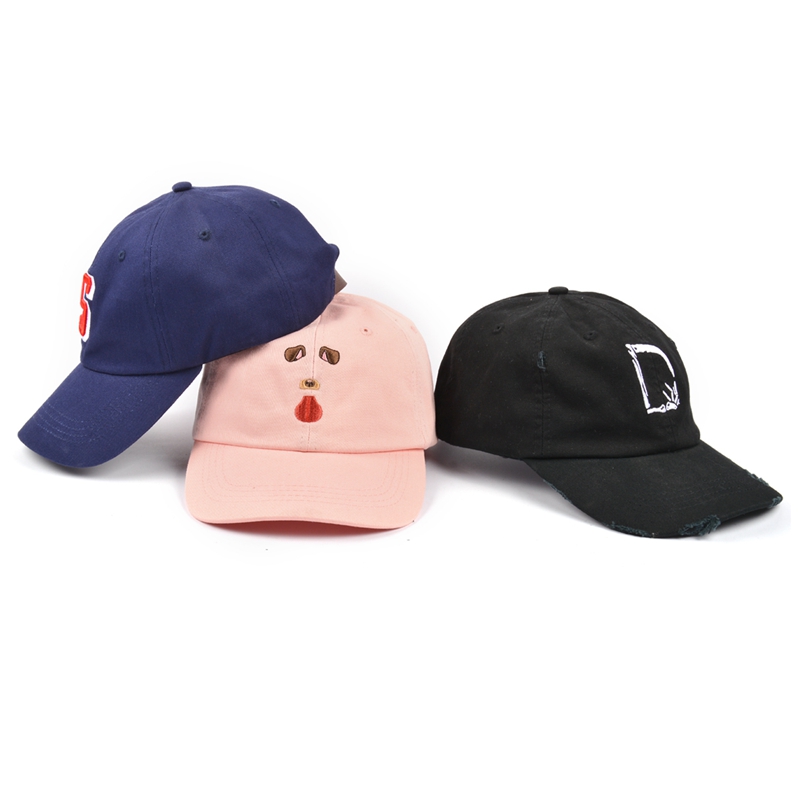bordado personalizado logotipo gorra de béisbol papá sombrero