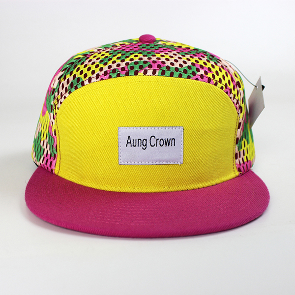 Custom embroidery snapback cap met logo, plain snapback cap groothandel China