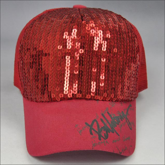 Custom flat bill snapback cap, 100 polyester hoeden in China