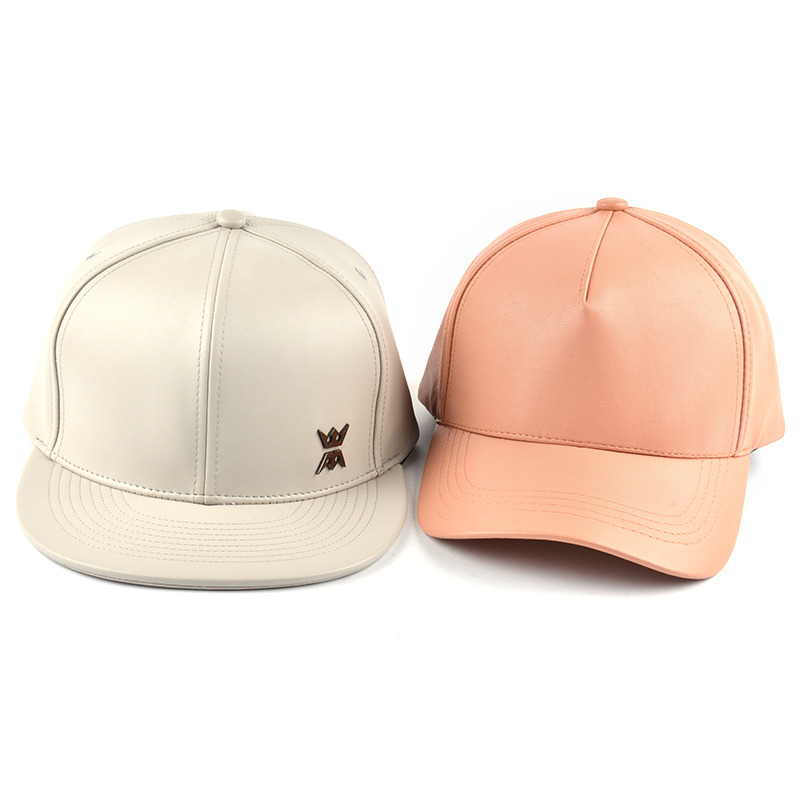 قبعة بيسبول جلدية مخصصة ، قبعة snapback للبيع