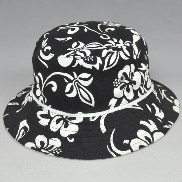 imprimé personnalisé seau chapeau avec finition de haute qualité