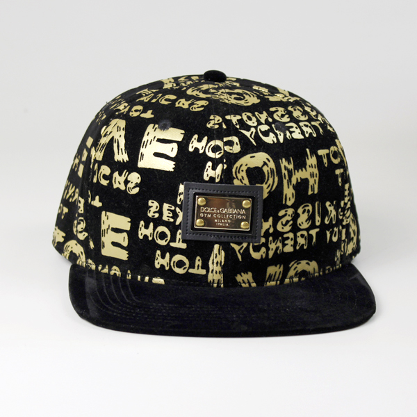 custom silk print letters hip hop cap