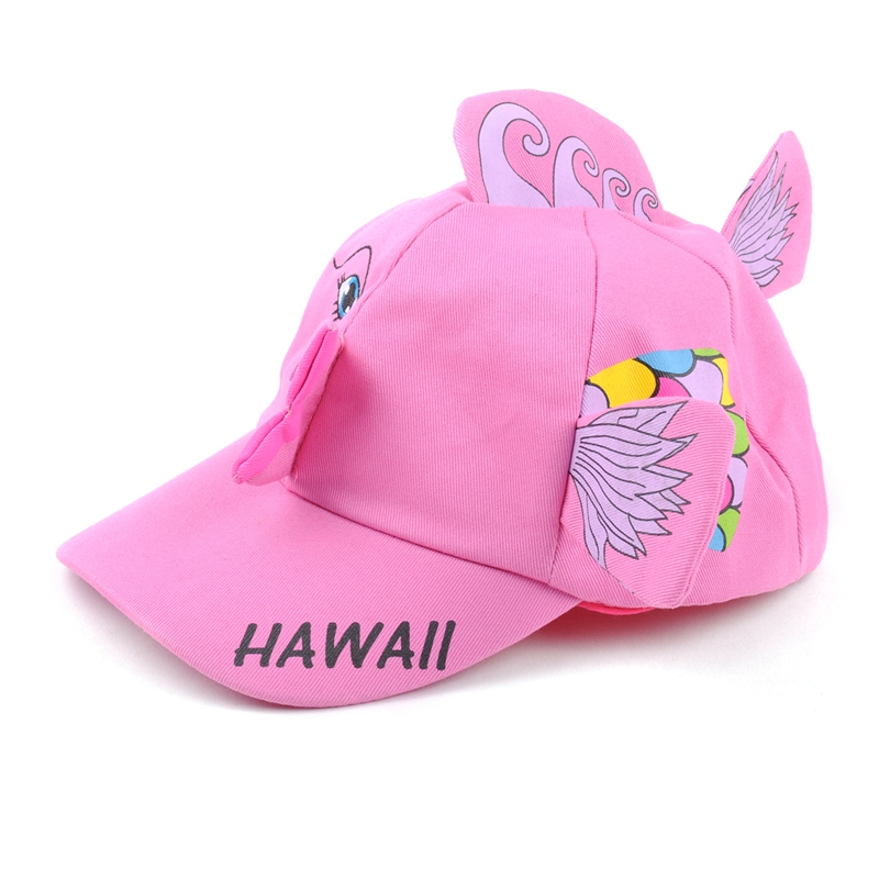 schattige cartoon roze baby baseball cap