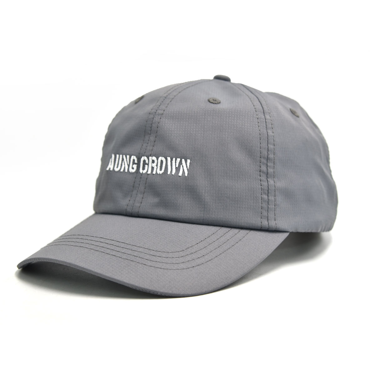 design 6 pannelli cappelli sportivi papà con logo aungcrown