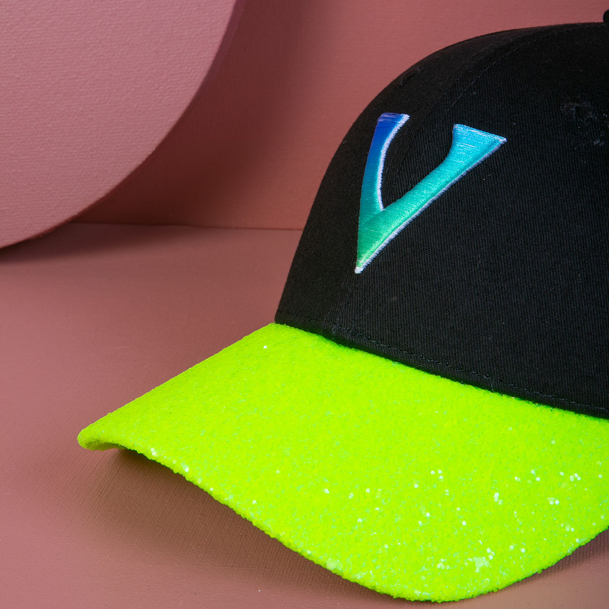 design sopro bordado vfa logotipo esportes bonés de beisebol