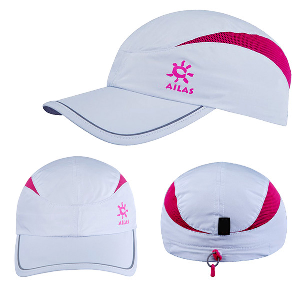 flex voorzien van witte sport hoed maat verstelbaar