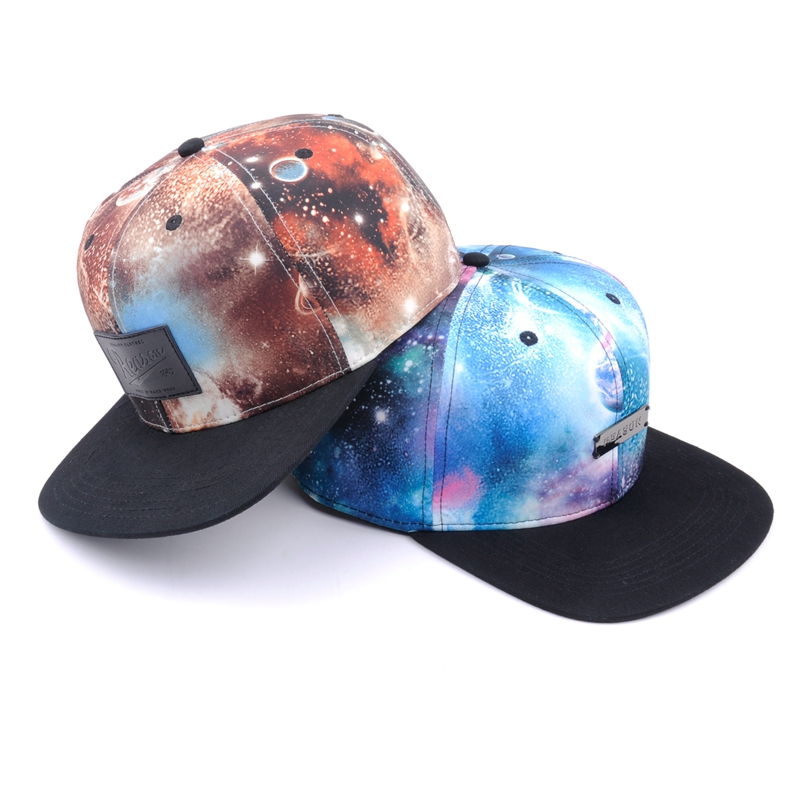 alta qualidade personalizado galáxia snapback chapéus fornecedor china
