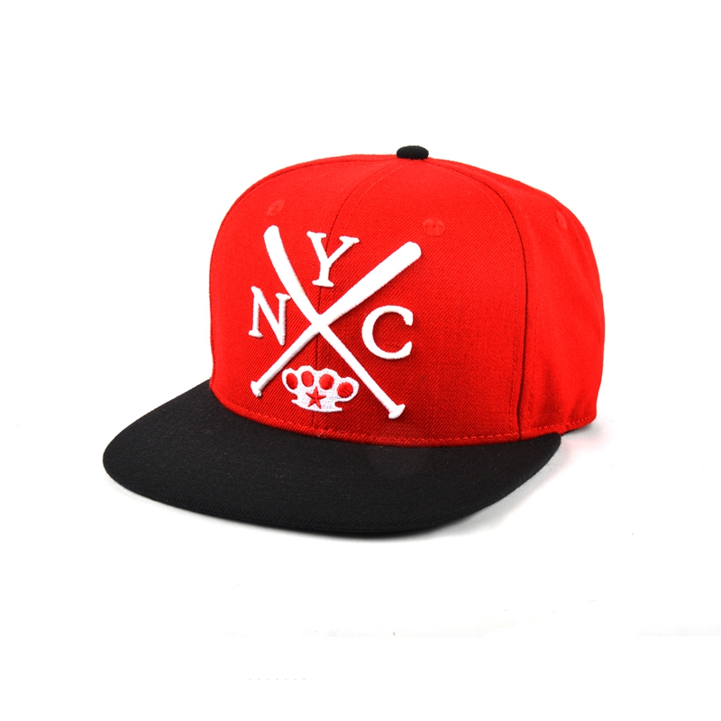 sombrero de alta calidad personalizado, sombreros de snapback de bordado personalizado