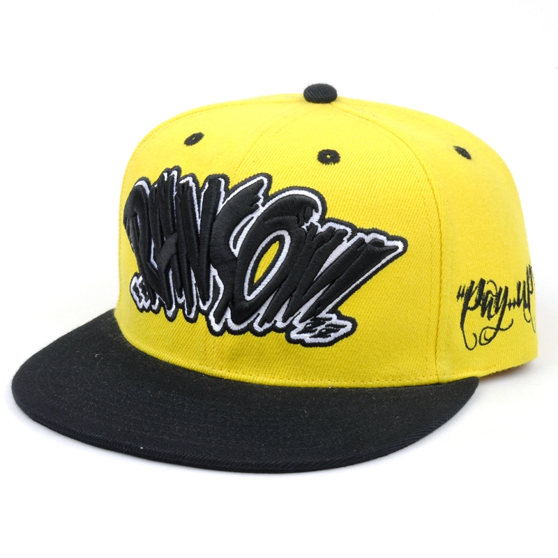 hip-hop snapback hat fornecedor china, custom bordado snapback cap