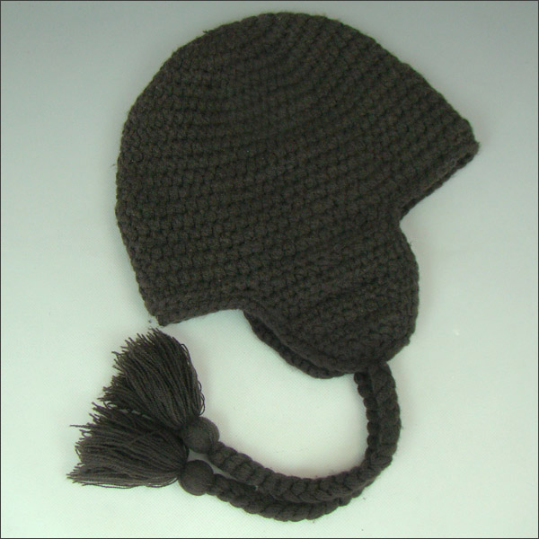 beanie lavorata a maglia con il fornitore superiore della sfera, Cina produttore del cappello di inverno lavorato a maglia