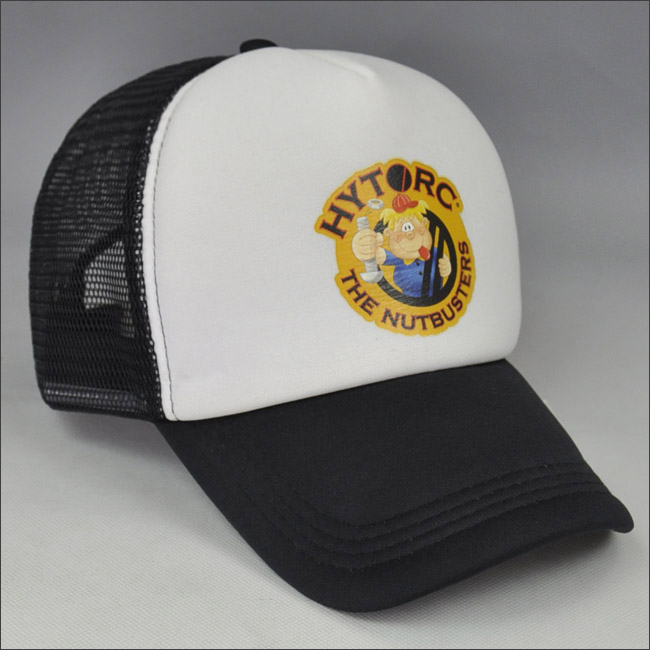 Mans floral print hoed leverancier, Baseballcap met logo