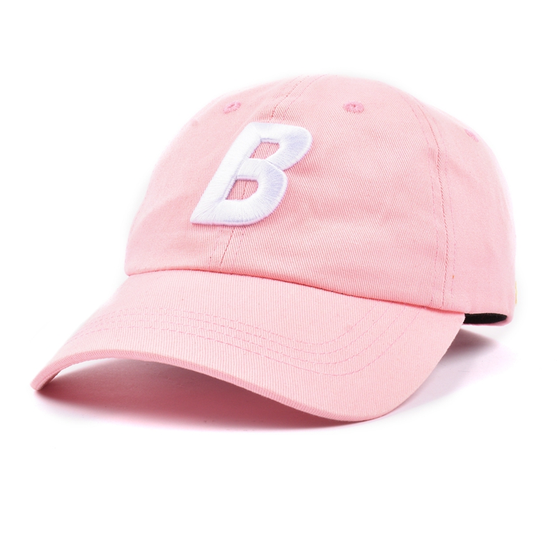logo personalizzato per cappelli da baseball rosa da berretto da baseball