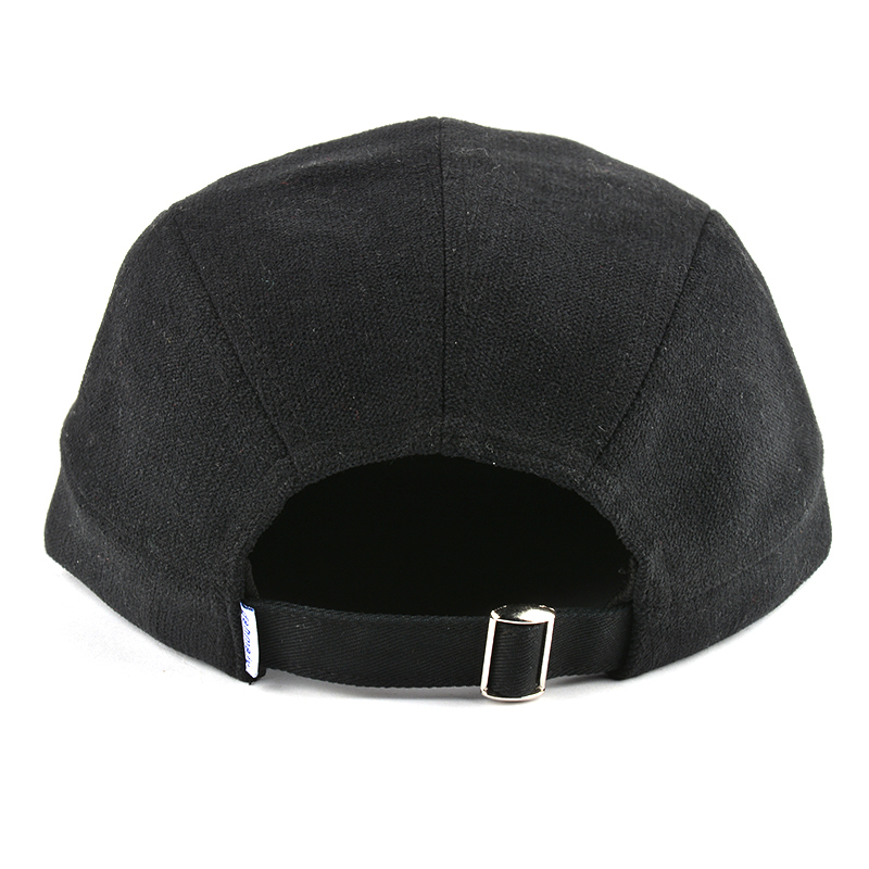 plain embroidery 5 panels embroidery caps custom
