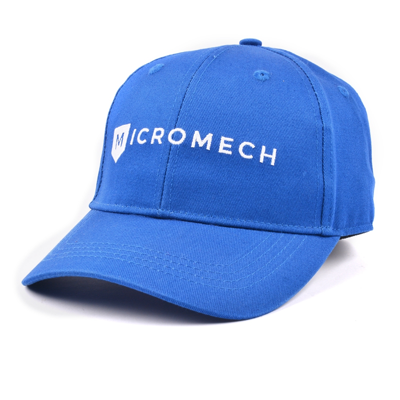berretti da golf da baseball blu con logo semplice ricamo