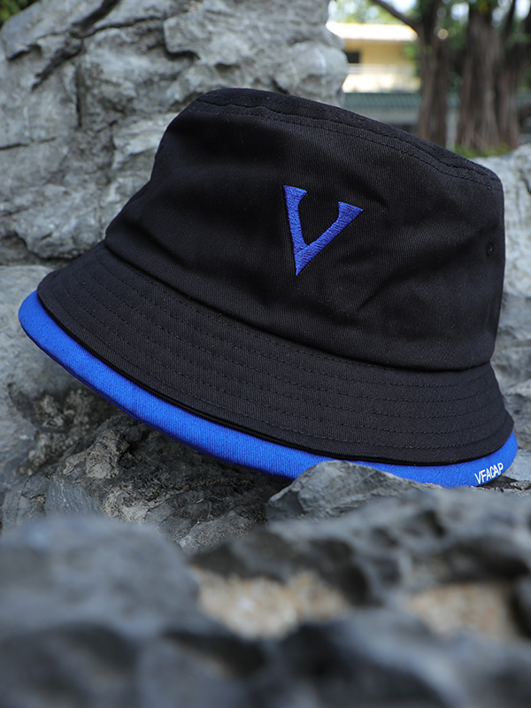 schlichte flache Stickerei VFA Bucket Hats Design-Logo