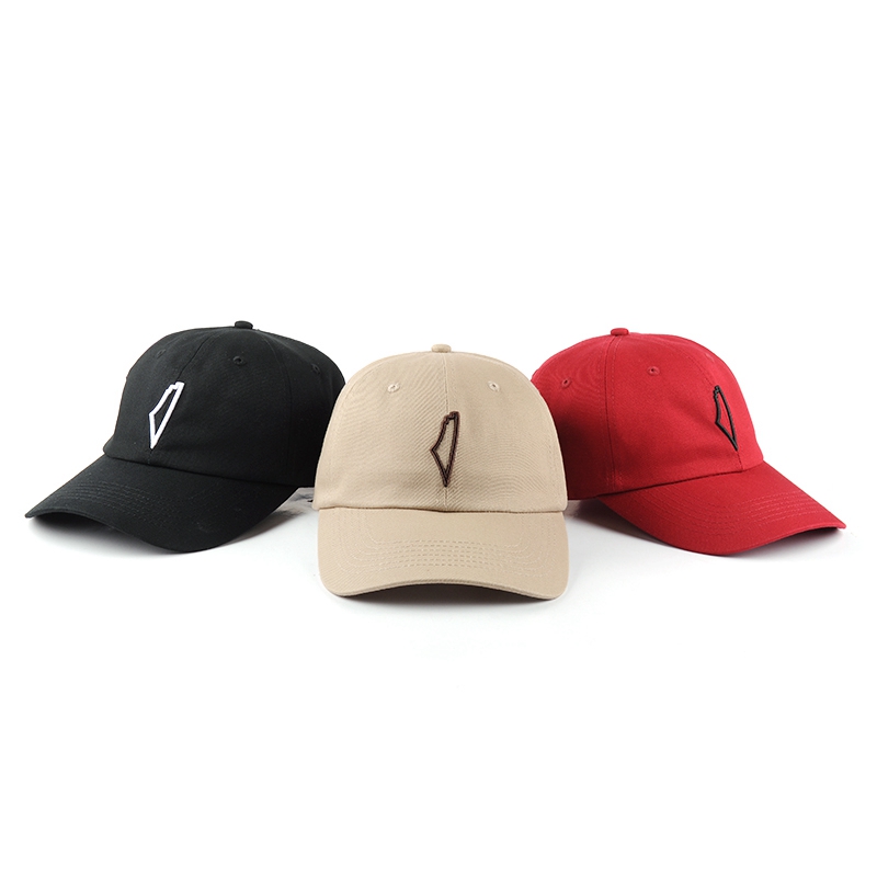 logotipo liso bordado papá sombrero proveedor personalizado