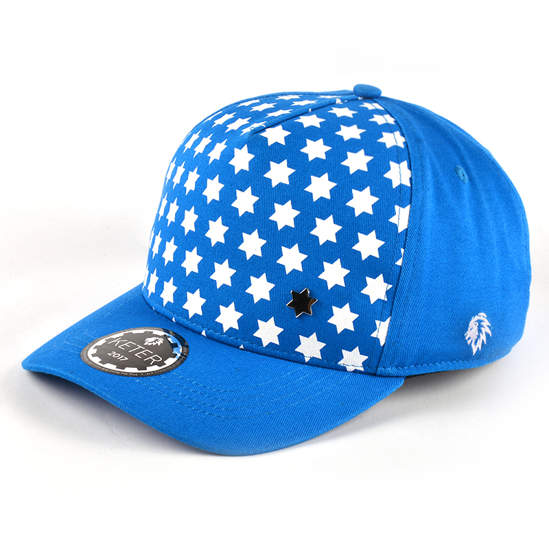 プリントロゴ5パネルスポーツ野球帽