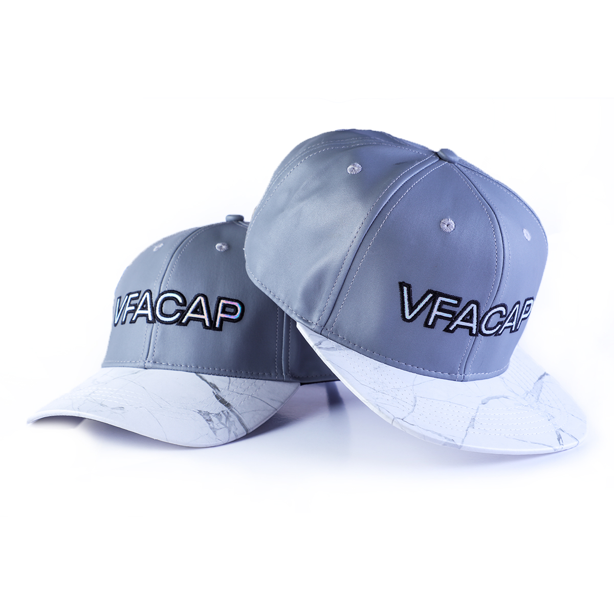 impresión borde 3d bordado vfa gorras de béisbol personalizadas