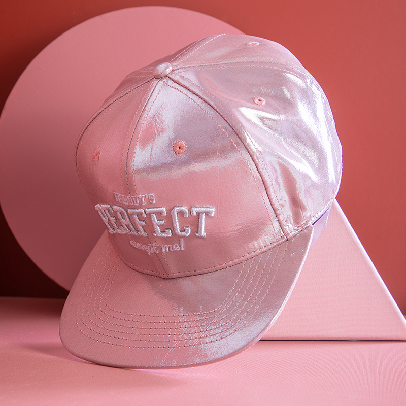 puff bordado diseño logo cuero 6 paneles snapback sombreros